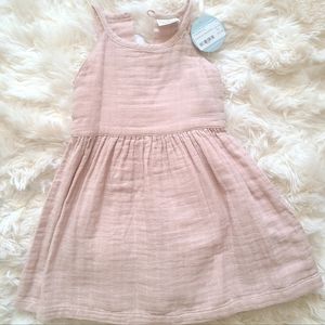 City Mouse Muslin 2t lace back dress